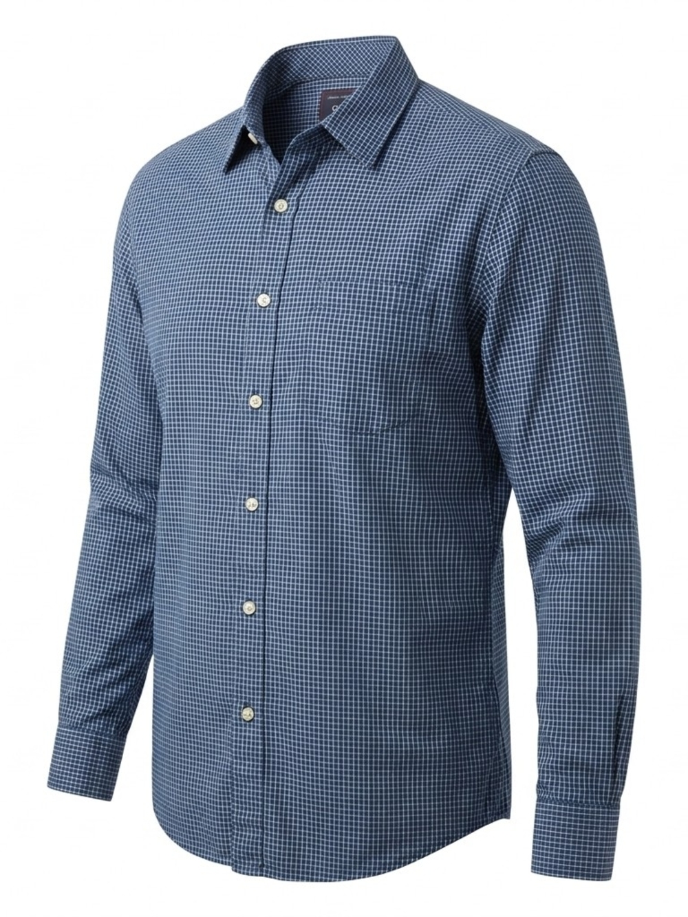 Gap Mens Button Down Shirt Blue Plaid Size XL - Picture 2 of 4